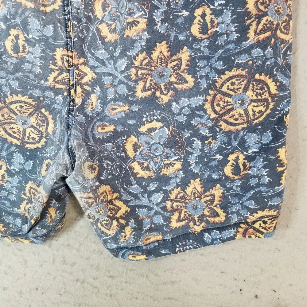Dockers shorts men's large‎ blue floral outdoor beach Comfort waist